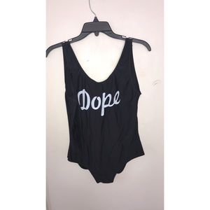 One piece bathing suit/ bodysuit